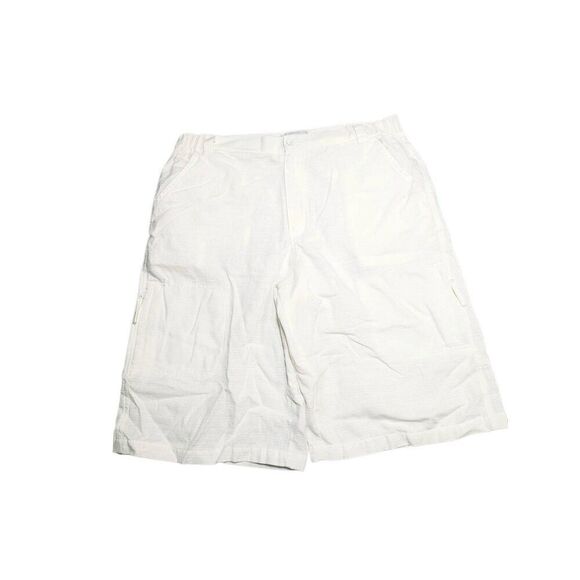 Blanc Du Nil Cotton White Shorts Chinos 2 side pockets Men's Size XXL - Picture 1 of 6